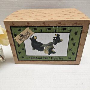 New Big Sky Carvers Bearfoots Bears Jeff Fleming Outdoor Fun Figurine Art Decor